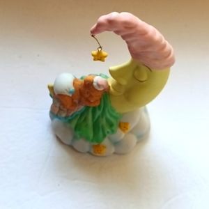 Childs Nursery Lullaby Figurine Man In The Moon MusicBox